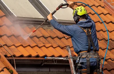 Démoussage et hydrofuge de toiture à Gouts